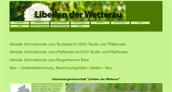 Desktop Screenshot of libellen-wetterau.de